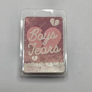 Crumble Candle Co Boys Tears Aroma Wax Melts 3oz Soy Glitter Blue Clamshell
